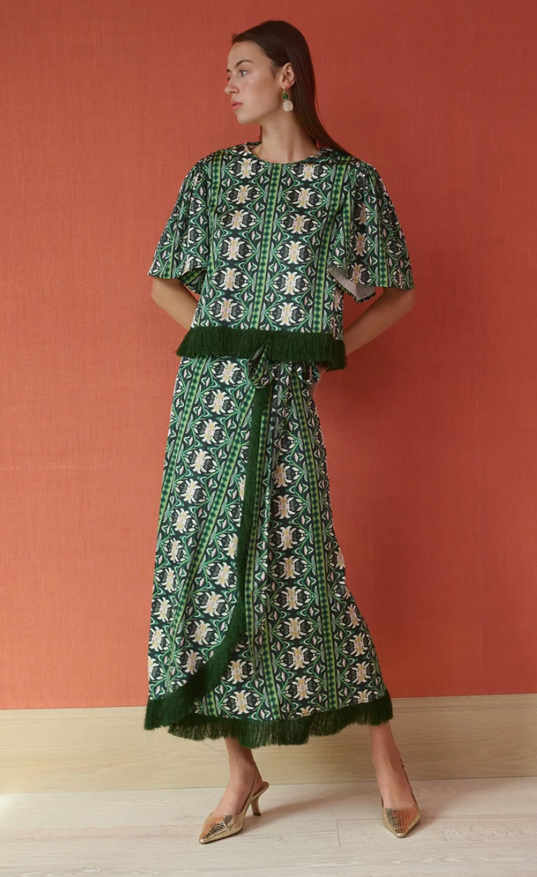 Georgia Swing Top- Garland Green