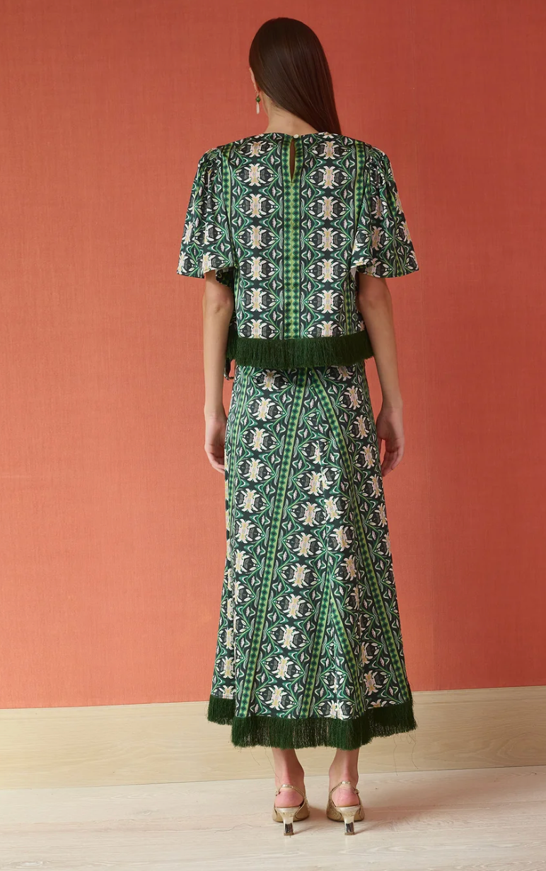 Georgia Swing Top- Garland Green