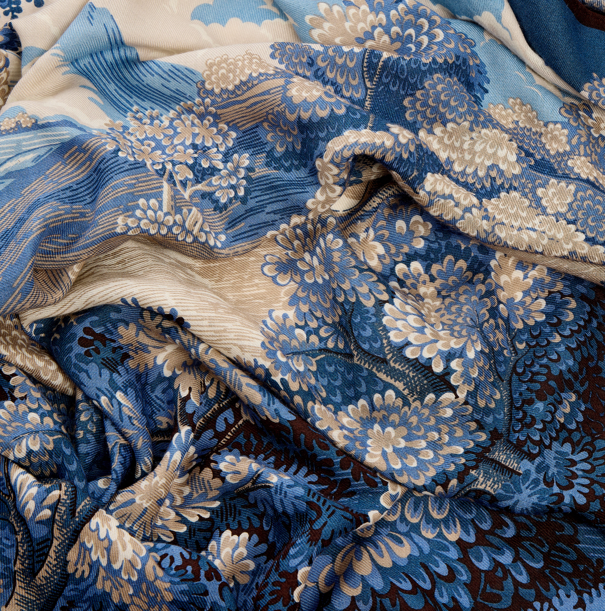 Scarf 100 - Come - Blue