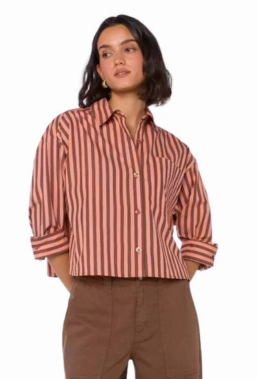 Stormi Top- Coral Tamarind