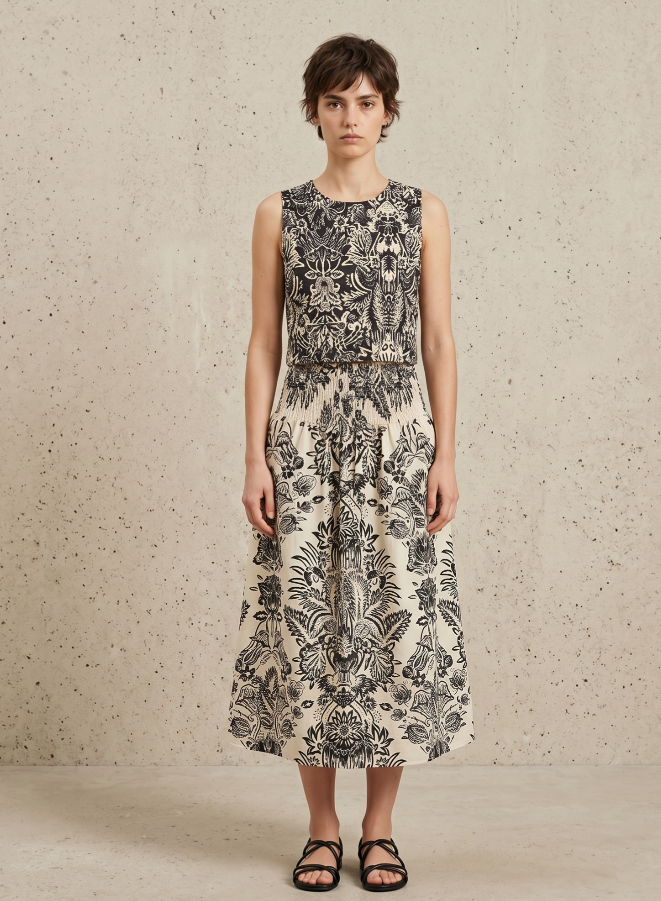 Willow Skirt- Onix Bloom