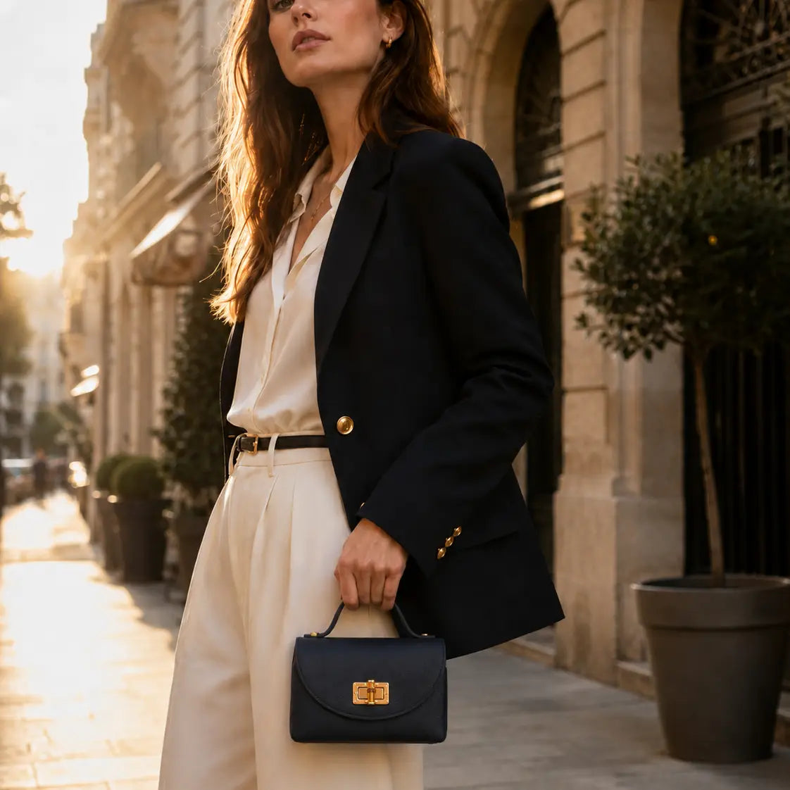 Mini Handbag in Black