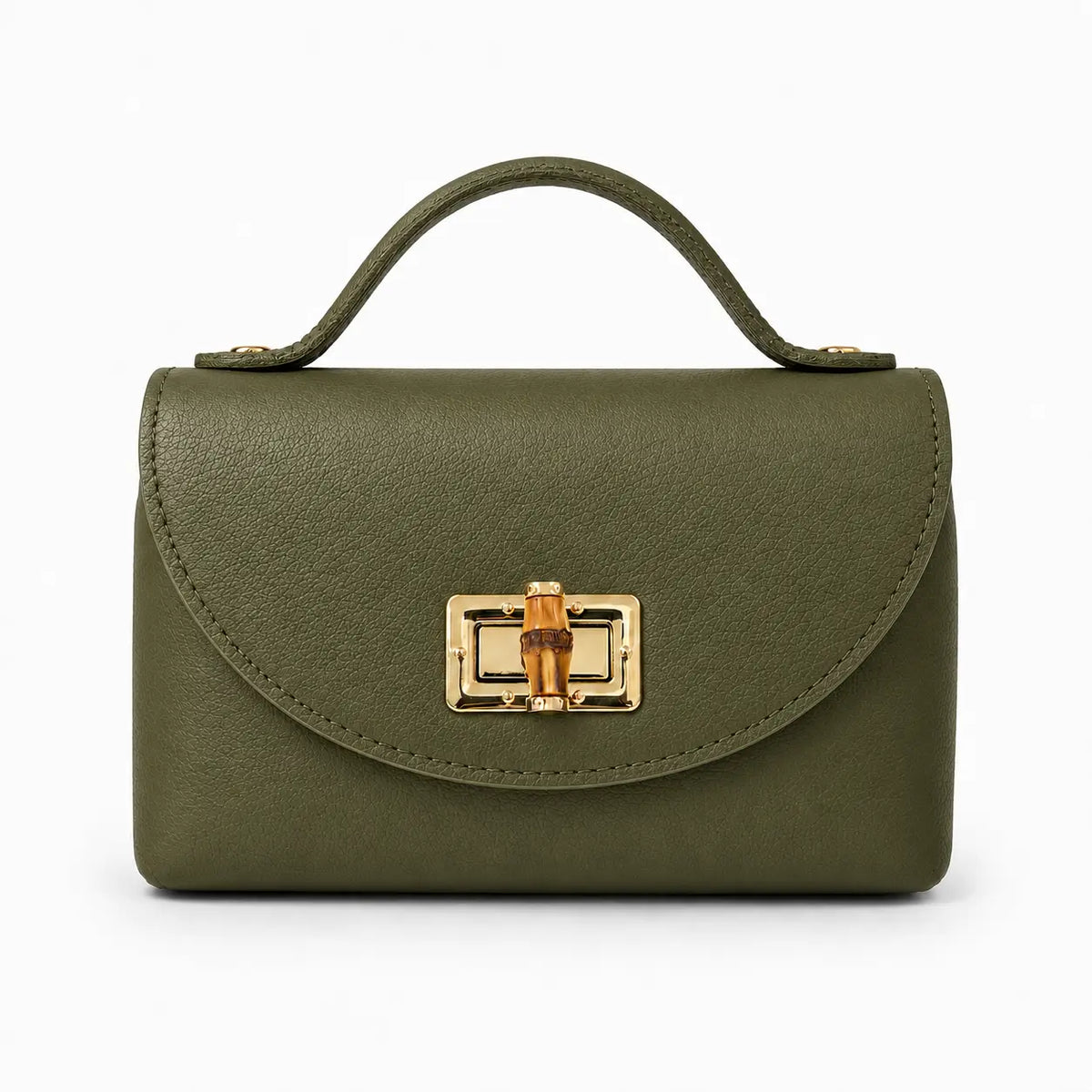 Mini Handbag in Olive
